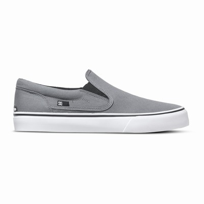 DC Trase Slip Ons Férfi Tornacipő Szürke (YLXA01274)